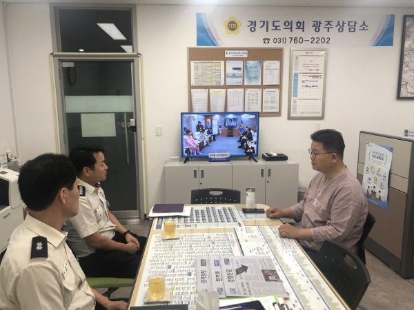 안기권 의원, 전담의용소방대 지원 및 활성화 방안 논의