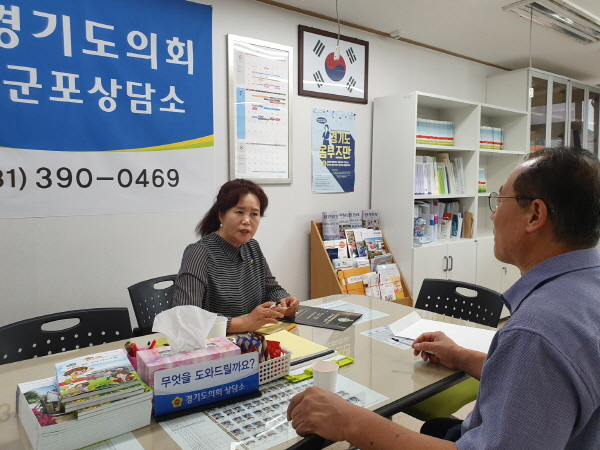 정윤경 의원, (사)한국환경체육청소년연맹 군포지역 활동 활성화 방안 논의