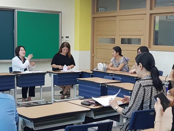 경기도의회 서현옥 의원, 용이중학교 개학 연기에 따른 학부모 간담회 참석