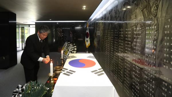 송한준 의장, 제74주년 8·15 광복절 경축식 참석