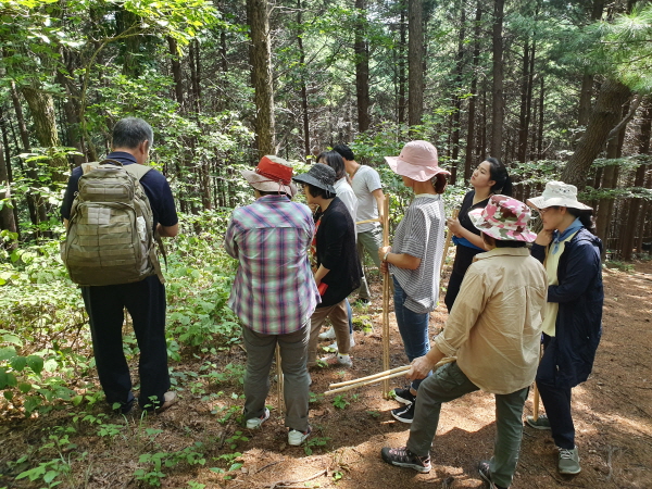 구리시, 환경해설가 대상 산림 치유 프로그램 연수