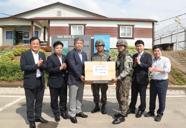 송한준 의장, DMZ 화살머리고지 현장방문