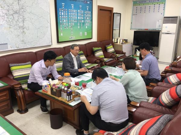 경기도 평택시 포승읍 고등학교 설립 관련 간담회 개최