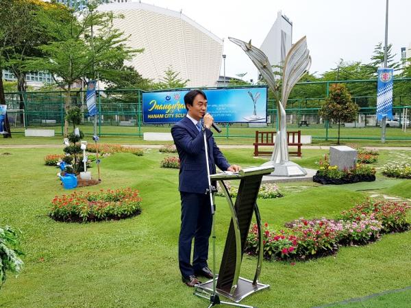 말레이시아 샤알람시, 하남시 방문 “상징조형물 제막식” 가져