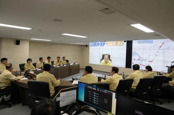 북부청사 상황실에서 道 방역당국과 2차 대책회의 개최