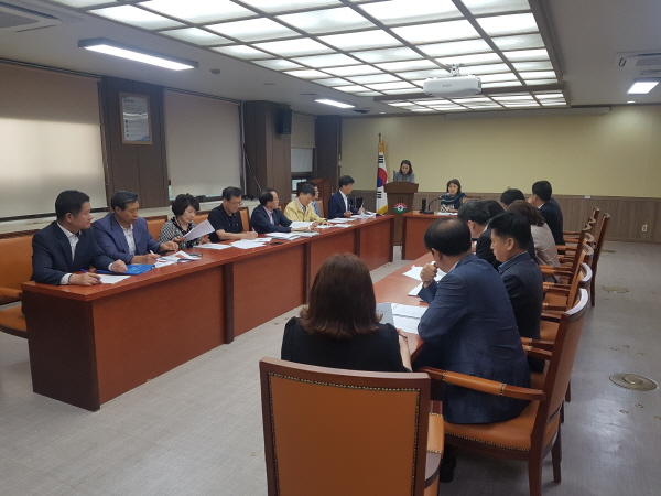 지난 1일 진행된 구리시 돼지열병 차단 대책회의
