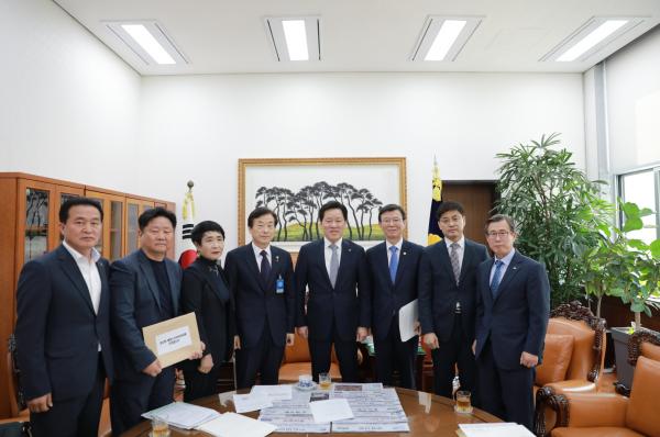 주승용 국회부의장, 여수해양기상과학관 건립 위한 공유재산 관리계획 의결안 통과 환영
