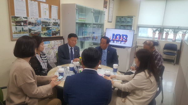 구리중학교 친환경 운동장 조성사업 관련 학부모와 간담회