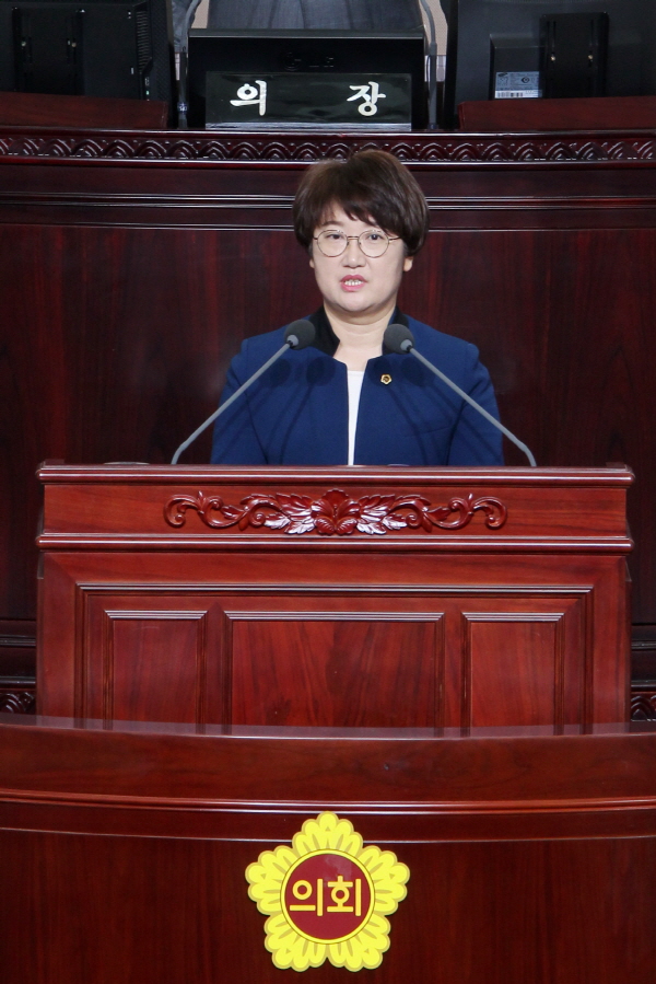 고은정의원, 고양시 일산전통시장 주차장 운영 개선 관련 5분발언