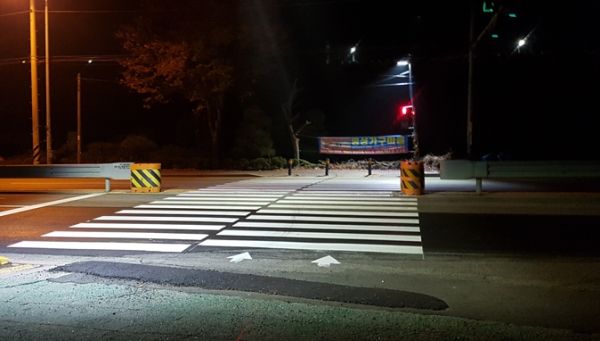 하남시, 밤길 횡단보도 안심하고 건너세요