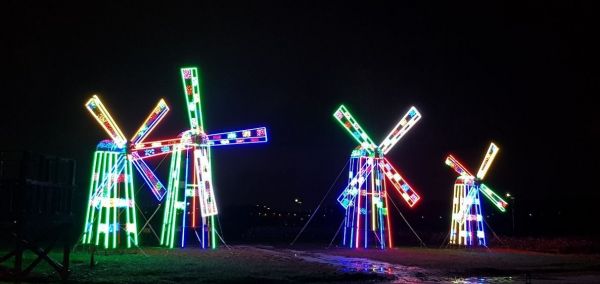 구리시, 한강시민공원에 행복 실은 ‘LED 별빛공원’ 조성