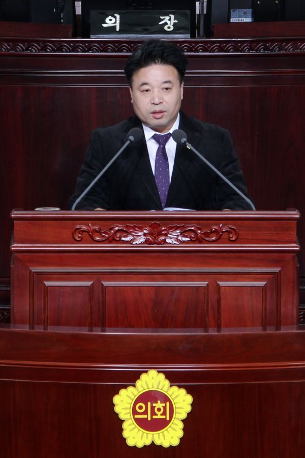유상호 도의원, 5분 자유발언 ‘아프리카 돼지열병 피해 양돈 농가 현실적 지원’ 촉구