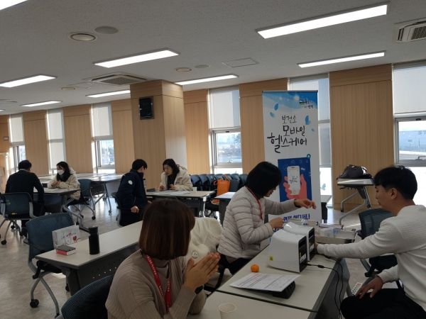 평택시 송탄보건소, 모바일 헬스케어사업 최종검진 실시