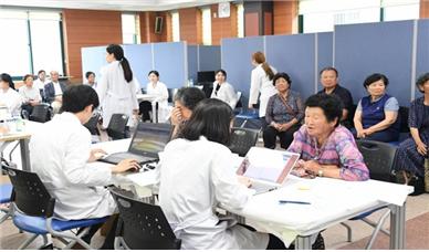 이울진료회 의료봉사단, 평창군 방림면에서 무료의료봉사 실시