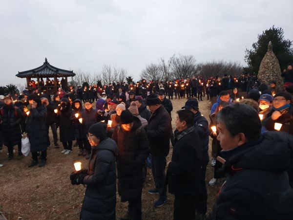 대곶면 주민자치위원회, 수안산 해돋이 행사 개최