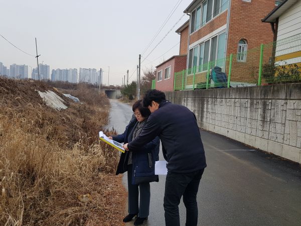 신임 장기동장 현장행정