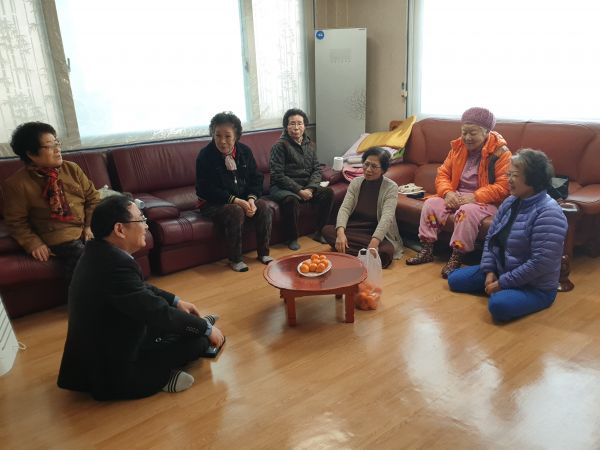 평택시 차정우 신임 세교동장, 경로당 방문