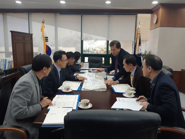 정장선 평택시장, 환경유역청장과 지역환경 현안 논의