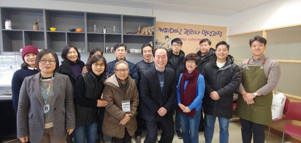 부천시 인생이모작지원센터, 커피머신관리사 1급 양성과정 개강