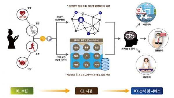 블록체인 기반, 강원도형 만성질환 통합 관리 플랫폼 개요