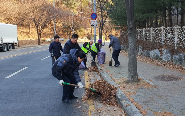 남양주시 화도읍, 설맞이 도로변 일제 환경정비 실시