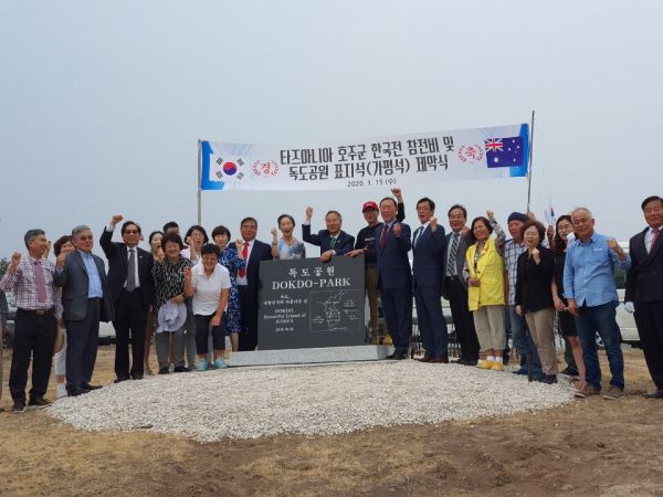 가평석, 해외 한국전참전비 건립에 인기