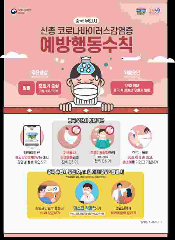 광명시, 신종코로나바이러스 감염증환자 국내유입에 따른 감염병예방수칙 준수 당부