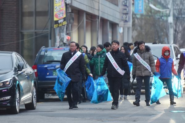 양주시, 설 명절 맞아 가로환경정비 추진