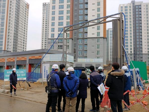 파주시·유관기관 운정신도시 대형공사장 비산먼지 저감 합동점검 실시