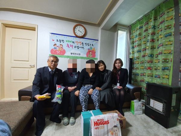 동두천시, 2020년 출산가정 방문 축하