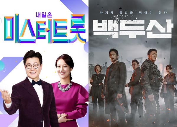 ‘미스터트롯’-백두산’, 1월 넷째 주 케이블TV VOD 1위