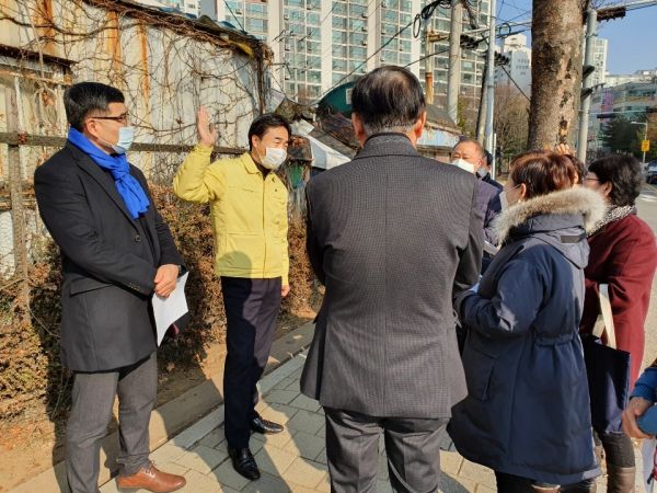 백마교 하부 현장 점검
