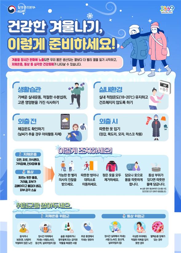 한랭 질환 건강수칙(포스터)