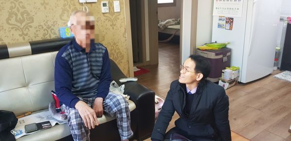 동두천 생연2동장, 동절기 한파 취약가구 방문