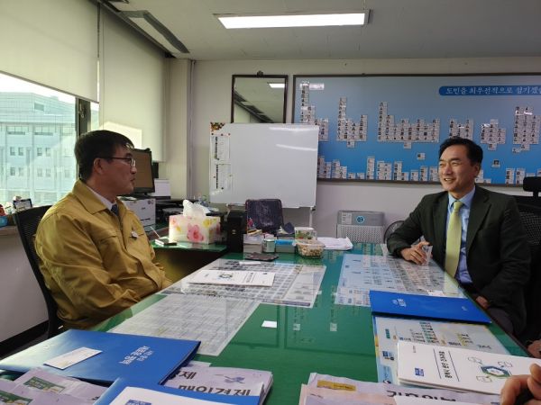 정장선 평택시장, 경기도청 방문해 주요 현안사업 협력 요청