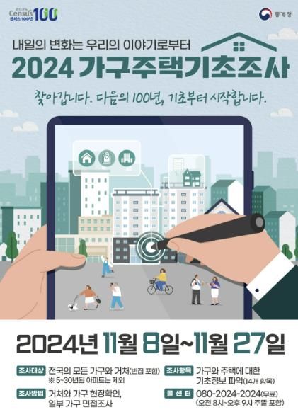 안산시, 오는 27일까지 2024 가구주택기초조사 실시