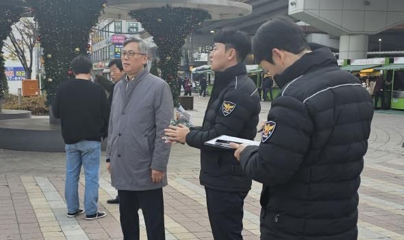 오산시, '오(Oh)! 해피 산타 마켓' 행사 전 현장 합동 안전점검 실시