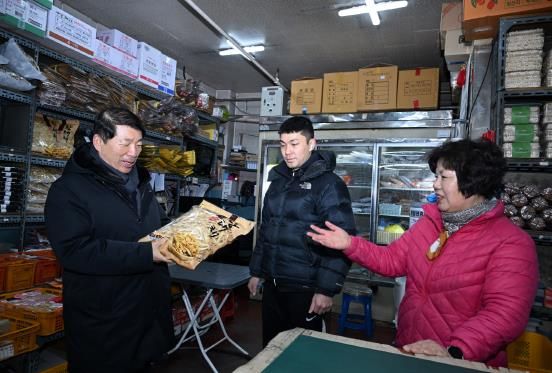 백경현 구리시장, 구리농수산물도매시장서 설맞이 장보기 행사 가져