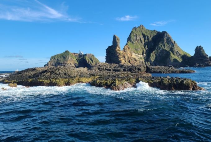 독도 주변 해역 현장조사(독도(서도)의 가재바위)