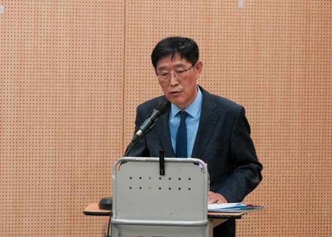 ’2025년도 제8차 임시이사회‘에서 행정부원장으로 선임된 이종갑 이사.
