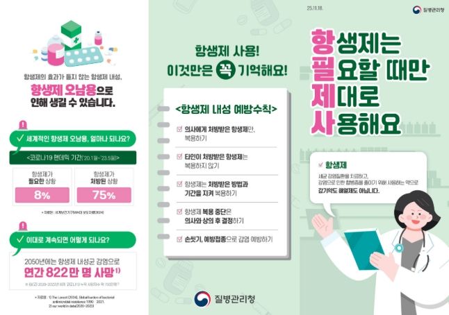 항생제 예방관리 수칙(리플렛)