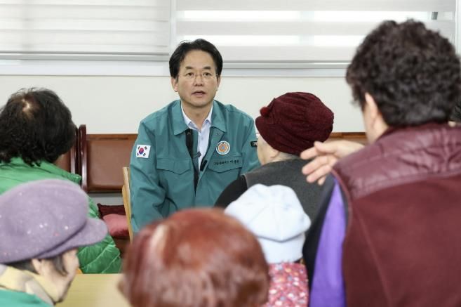 한파 대비 노인복지시설 현장 점검_율동경로당