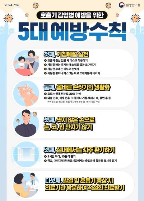 의정부시 보건소, 새 학기 수두‧인플루엔자 등 감염병 예방수칙 준수 당부