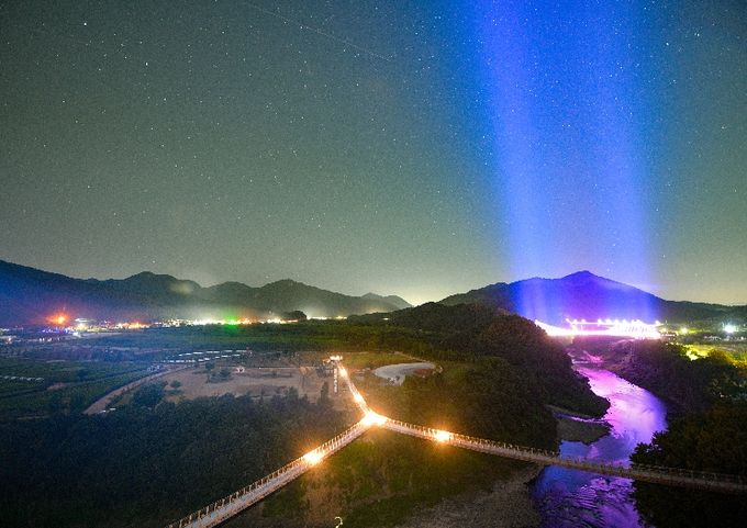 한탄강 Y자출렁다리(야경)