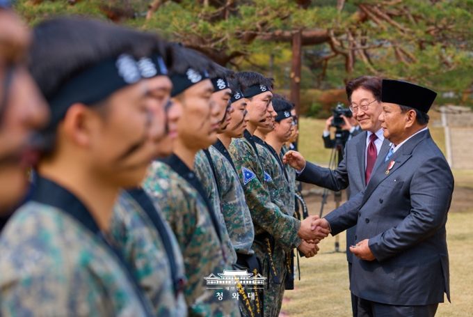 육군 태권도 시범대 공연 관람(청와대)