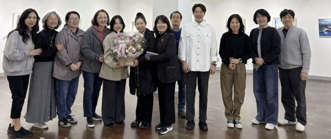 수원시 영통구 광교1동, 주민자치센터 프로그램 '수채화반 담빛회' 두번째 작품 전시회 개최