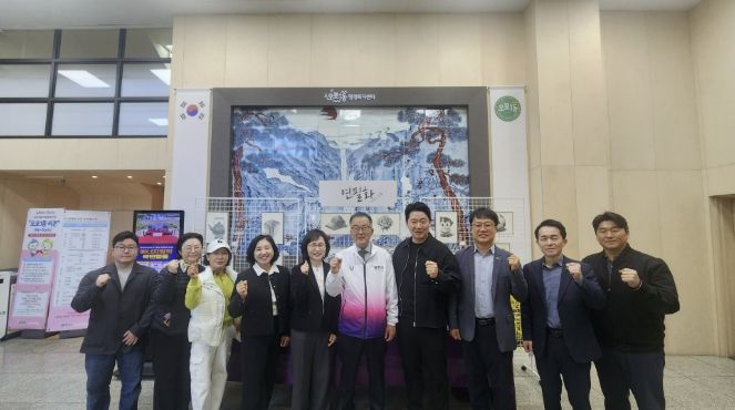 광주시 오포 주민자치센터 연필화반, 14일부터 작품 전시회 개최